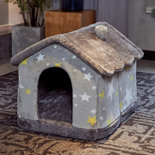 Load image into Gallery viewer, Foldable Dog House Kennel Bed Mat For Small Medium Dogs Cats Winter Warm Cat bed Nest Pet Products Basket Pets Puppy Cave Sofa