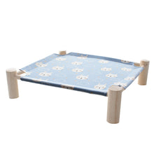 Load image into Gallery viewer, Elevated Cat Bed House Cat Hammocks Bed Wood Canvas Cat Lounge Bed for Small Rabbit Cats Dogs Durable Canvas Pet House Supplies