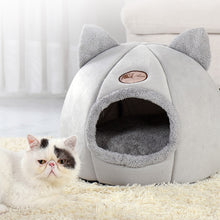 Load image into Gallery viewer, Soft Cat Bed Puppy Dogs Basket for Cat‘s House Deep Sleep Pet Tent Cozy Cave Beds Pet Nest Indoor cama gato Cat Supplies