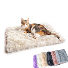 Load image into Gallery viewer, Soft Pet Dog Blanket Cat Bed Mat Long Plush Warm Double Layer Fluffy Deep Sleeping Cover for Small Medium Large Dogs Mattress